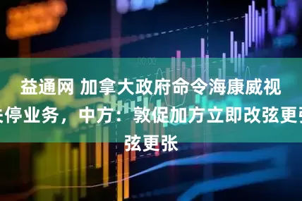 益通网 加拿大政府命令海康威视关停业务，中方：敦促加方立即改弦更张